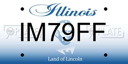 IM79FF Illinois License Plate