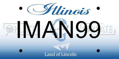IMAN99 Illinois License Plate