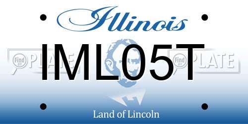 IML05T Illinois License Plate