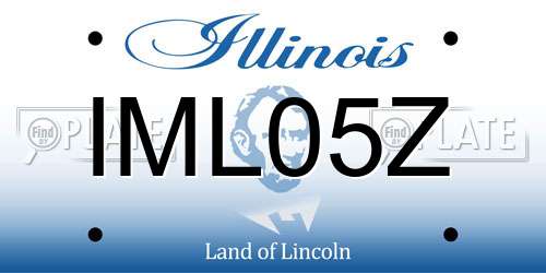 IML05Z Illinois License Plate