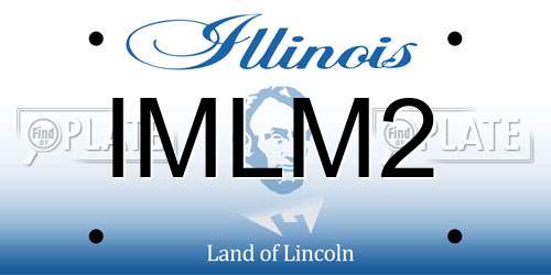 IMLM2 Illinois License Plate