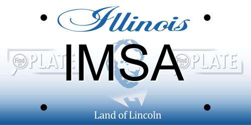 IMSA Illinois License Plate