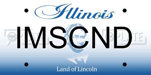IMSCND Illinois License Plate