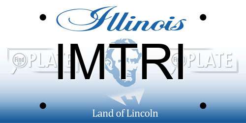 IMTRI Illinois License Plate