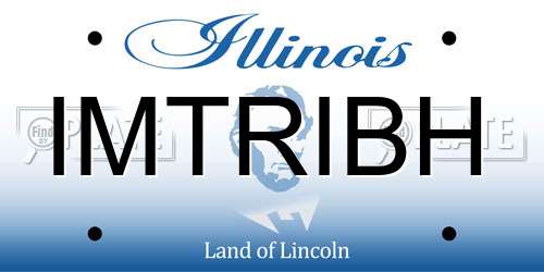 IMTRIBH Illinois License Plate