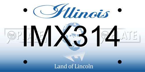 IMX314 Illinois License Plate