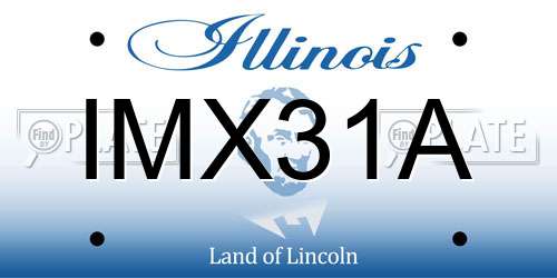 IMX31A Illinois License Plate