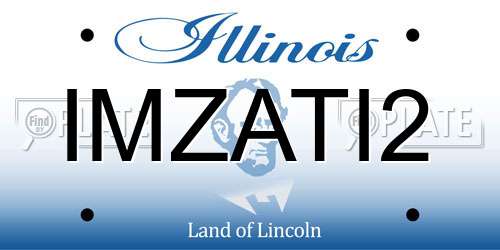 IMZATI2 Illinois License Plate