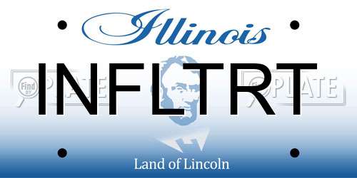 INFLTRT Illinois License Plate