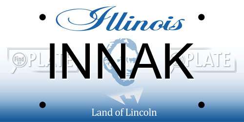 INNAK Illinois License Plate