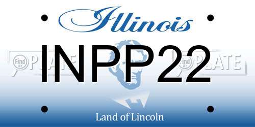 INPP22 Illinois License Plate