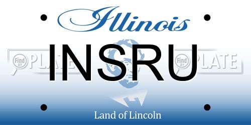 INSRU Illinois License Plate