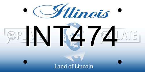 INT474 Illinois License Plate
