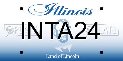 INTA24 Illinois License Plate