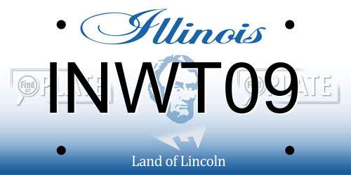 INWT09 Illinois License Plate