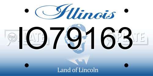 IO79163 Illinois License Plate