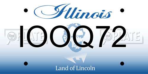 IOOQ72 Illinois License Plate