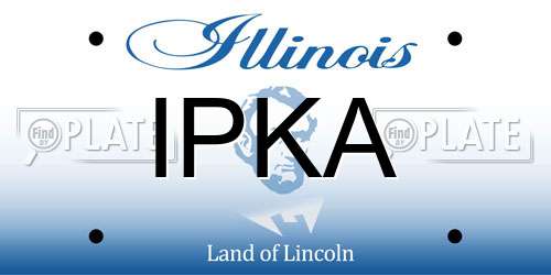 IPKA Illinois License Plate