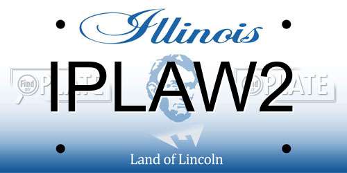 IPLAW2 Illinois License Plate