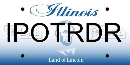 IPOTRDR Illinois License Plate