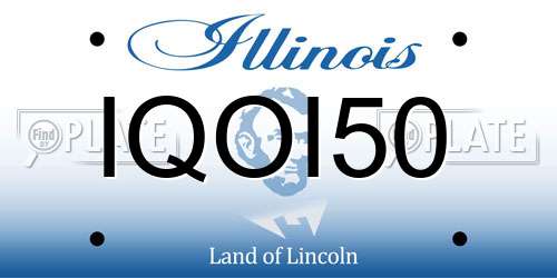 IQOI50 Illinois License Plate
