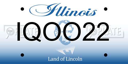IQOO22 Illinois License Plate