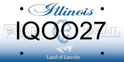 IQOO27 Illinois License Plate