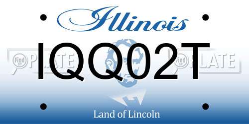 IQQ02T Illinois License Plate