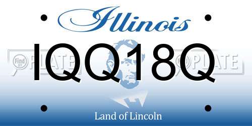 IQQ18Q Illinois License Plate
