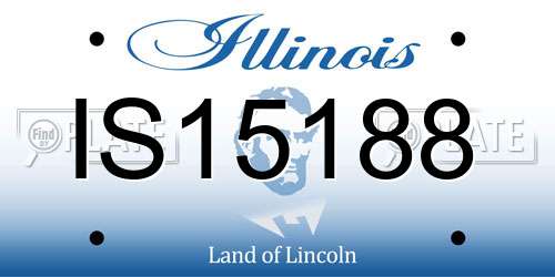 IS15188 Illinois License Plate