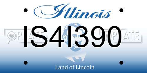 IS4I390 Illinois License Plate