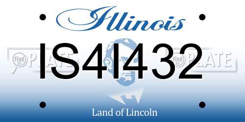 IS4I432 Illinois License Plate