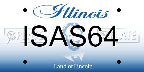 ISAS64 Illinois License Plate