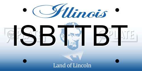ISBTTBT Illinois License Plate