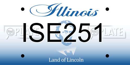 ISE251 Illinois License Plate