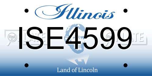 ISE4599 Illinois License Plate