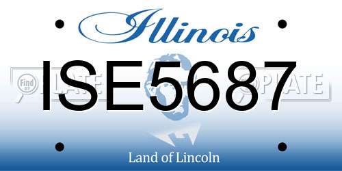 ISE5687 Illinois License Plate