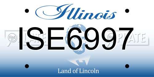 ISE6997 Illinois License Plate