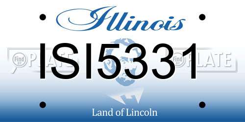 ISI5331 Illinois License Plate