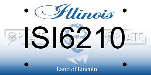 ISI6210 Illinois License Plate