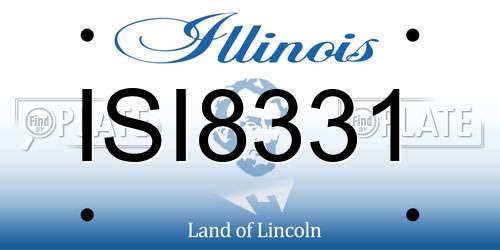 ISI8331 Illinois License Plate