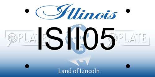 ISII05 Illinois License Plate