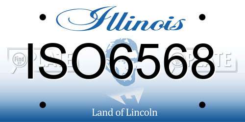 ISO6568 Illinois License Plate