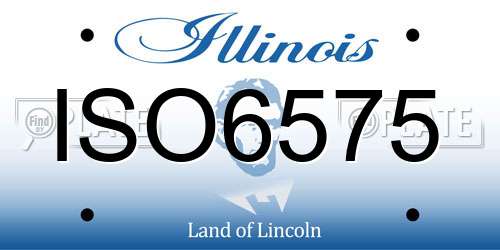 ISO6575 Illinois License Plate