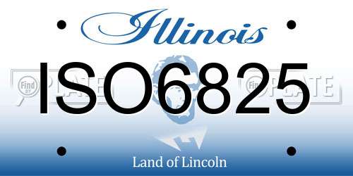 ISO6825 Illinois License Plate
