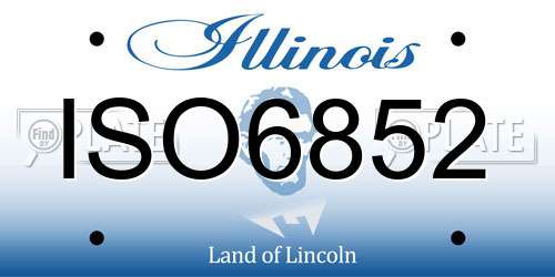 ISO6852 Illinois License Plate