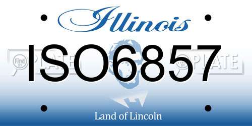 ISO6857 Illinois License Plate