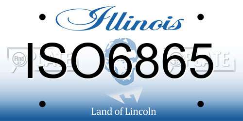 ISO6865 Illinois License Plate