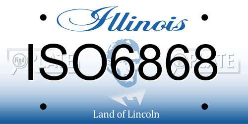 ISO6868 Illinois License Plate