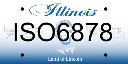 ISO6878 Illinois License Plate